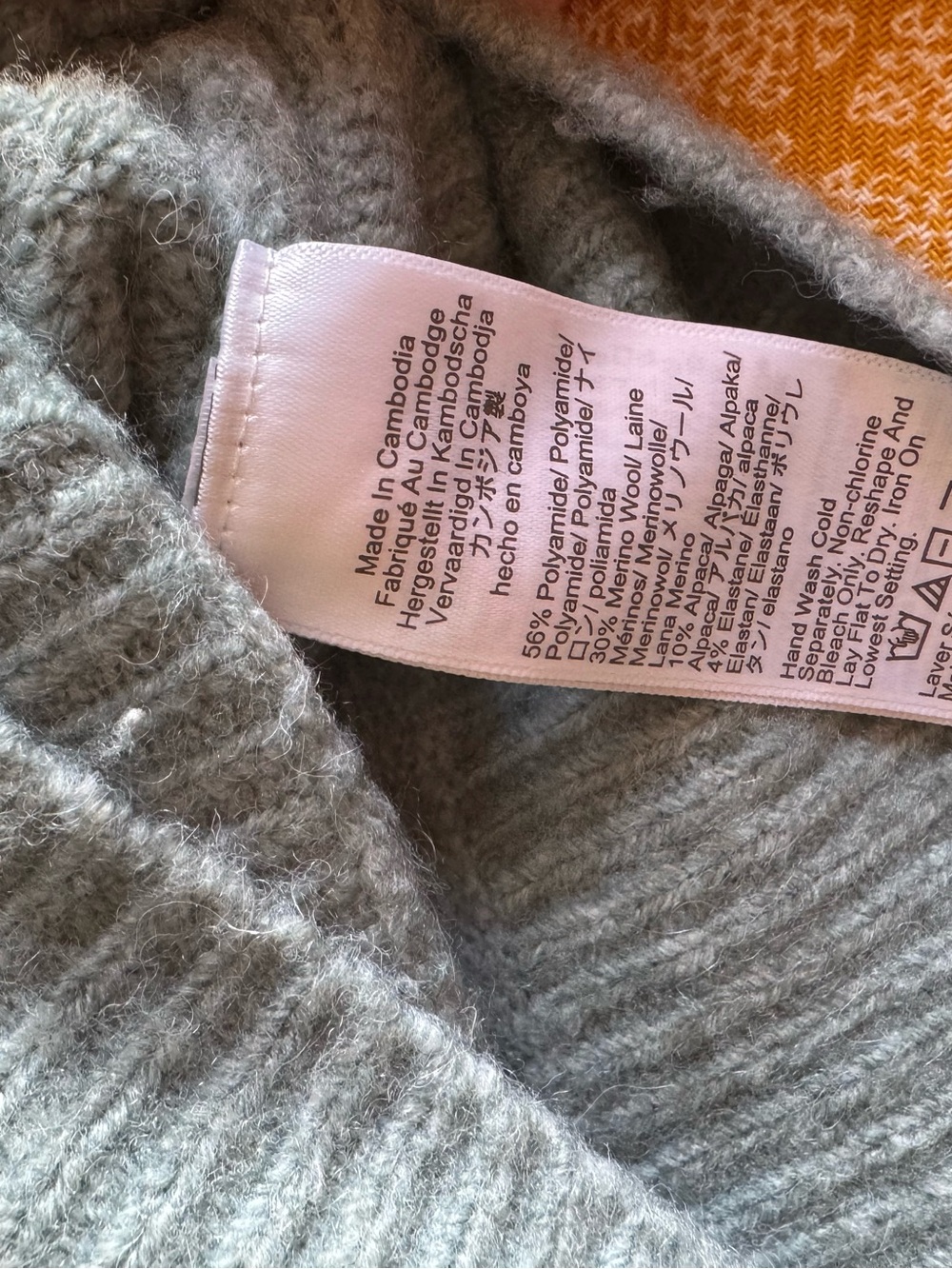 J. CREW Seafoam Green Merino Blend roll neck sweater - Picture 3 of 4